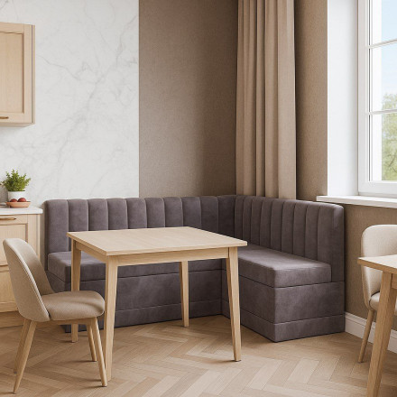 Кухонный уголок Томенто (с коробом для хранения) 