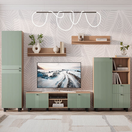 Тумба ТВ Олива, Эвкалипт софт 