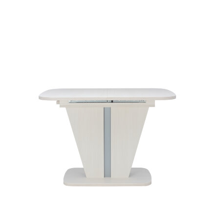 Стол раздвижной Бари, Бодега белый/серый 