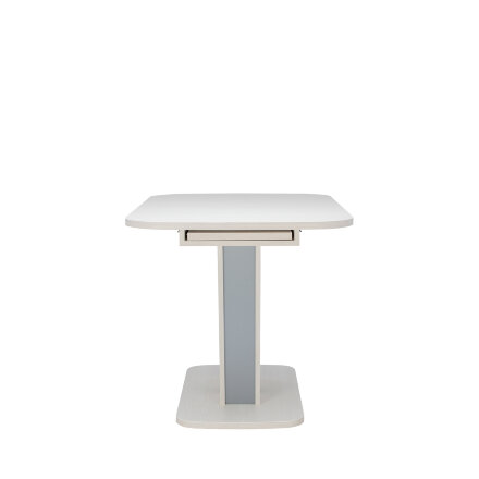 Стол раздвижной Бари, Бодега белый/серый 