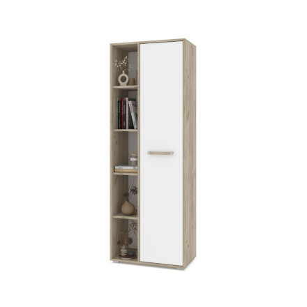 Пенал 648 Флорида, Белый, Серый дуб 