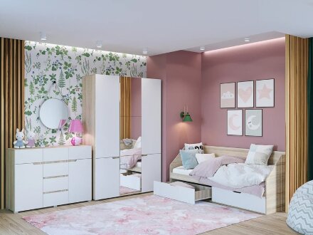 Комод 1200 Анталия, белый   