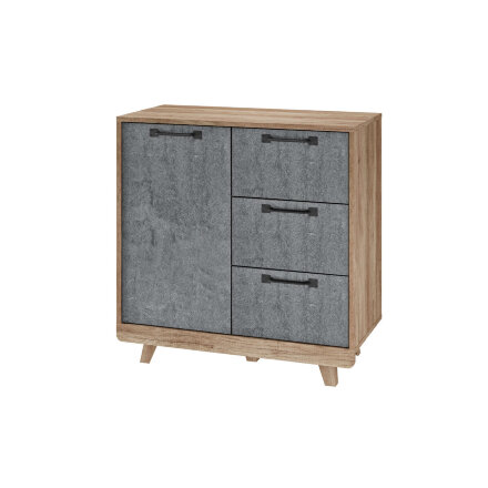 Комод Мегаполис КМ-12 дуб каньон/M18 