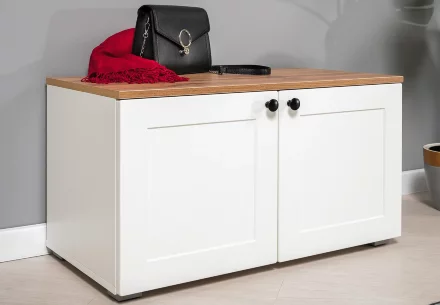 Тумба Остин 13.257 белый шагрень 