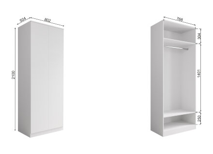 Шкаф Мори МШ 800.1  