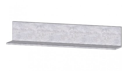 Полка ПЛ-01 Даллас, Цемент светлый 