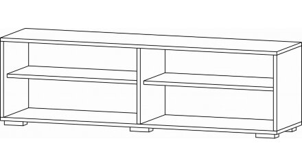 Тумба ТВ-02 Даллас, Цемент светлый 
