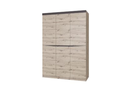 Шкаф 3-х дверный ШР-3 (без зеркал) Тиана, Дуб Бонифаций/Вольфрам  