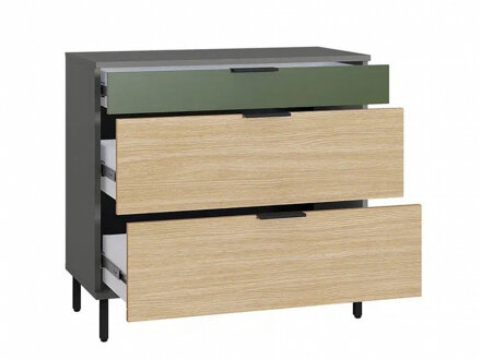 Комод Марвэл 16.234.03, тёмно-серый 