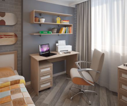 Полки навесные Остин 3 (2шт) М18 