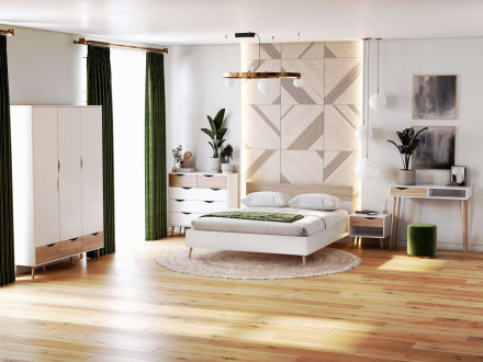 Кровать двуспальная Соната 