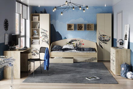 Комод Форсаж, сонома 