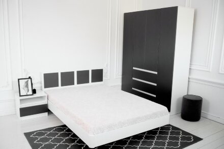 Комод 1200 Парус, белый/Графит 