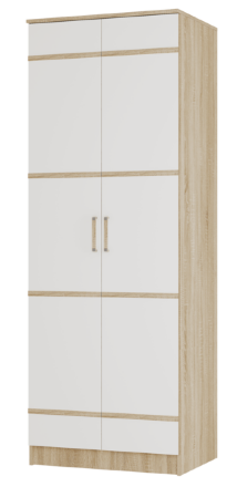 Шкаф 2х-дверный Сакура, сонома 